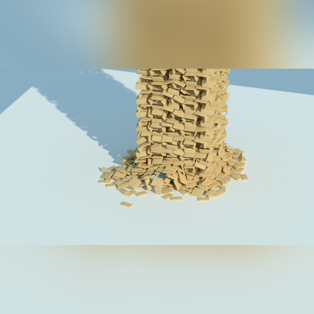 Rigid Body Tower Simulation preview image 1
